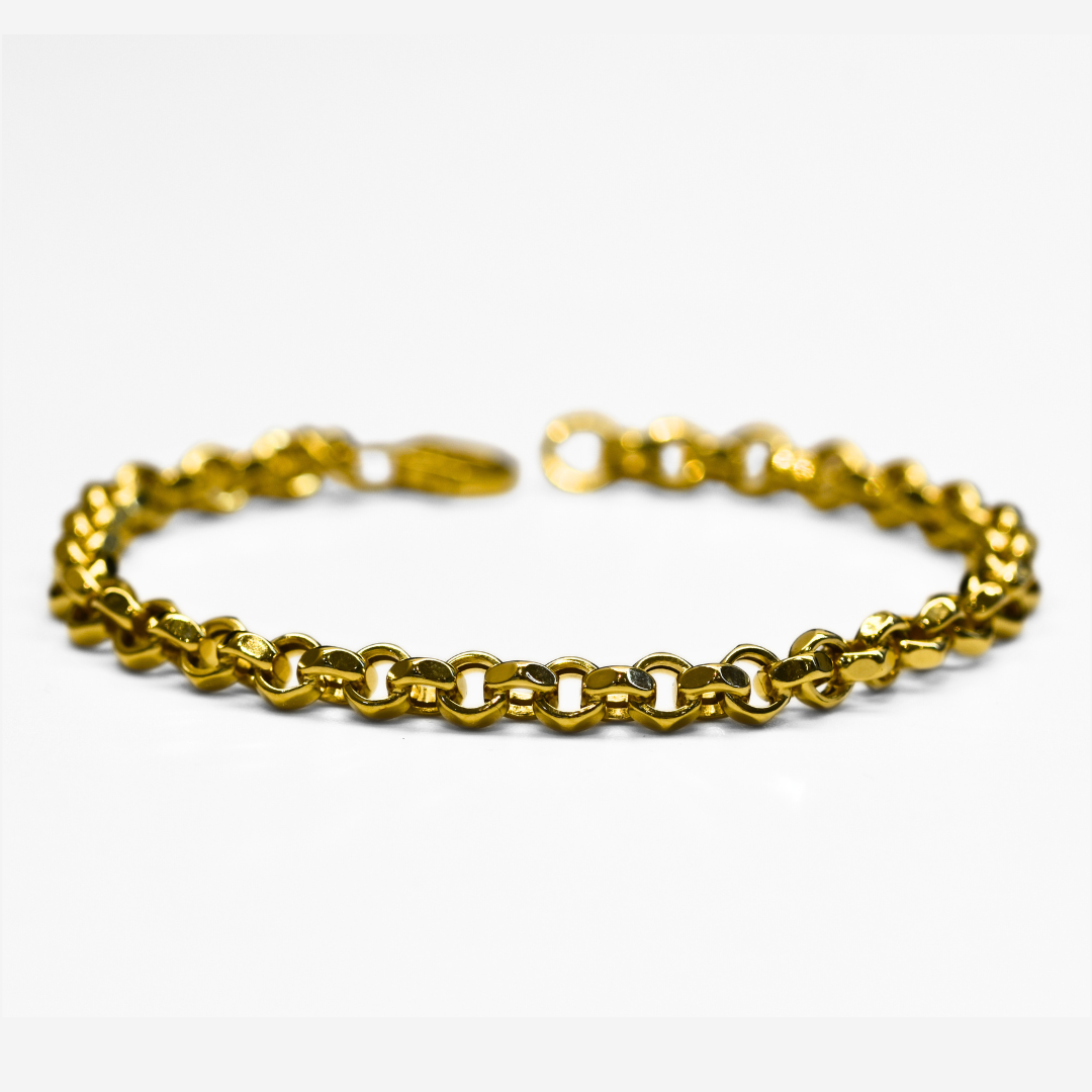 Picture of Link Chain Gold Bracelet
